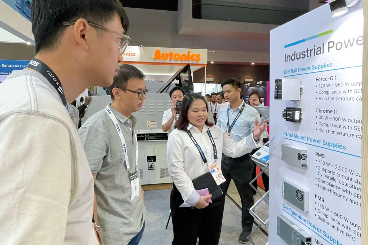 In-depth discussions on industrial power supplies with Delta's experts at SEMICON Southeast Asia 2024