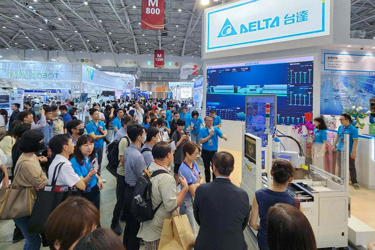 Delta attracts a large crowd at Automation Taipei 2024 with its industrial automation and power solutions