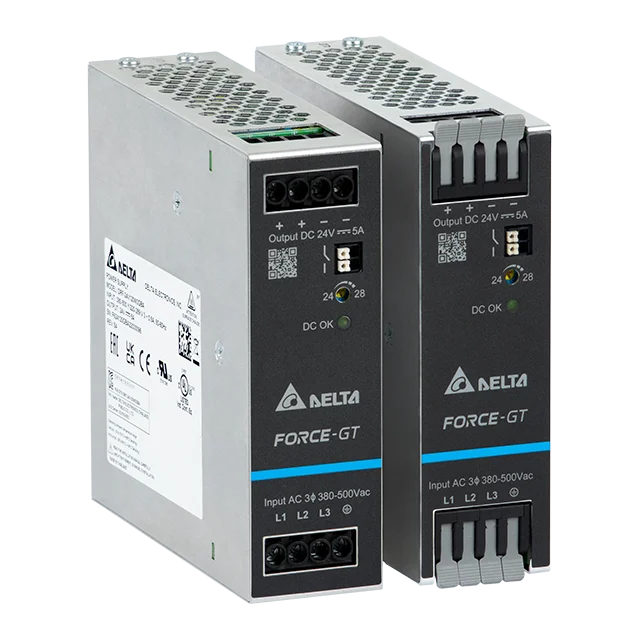 Delta's Force-GT Series DIN rail power supply