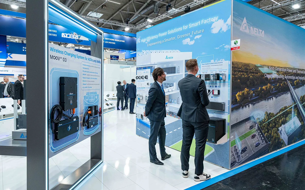 Delta showcased high efficiency power solutions for smart factory